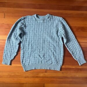 OSCAR DE LA RENTA basket weave sweater - m